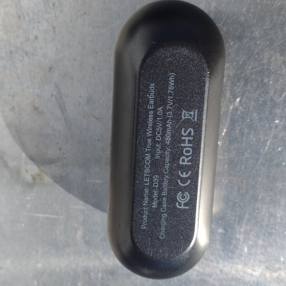 Letscom Wireless Earbuds - Black - Picture 2 of 2